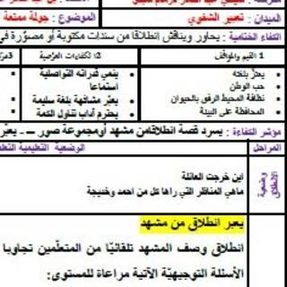 مذكرات الاسبوع الثاني جولة ممتعة المقطع الخامس السنة الاولى ابتدائي 2019 2020 Start Magazine
